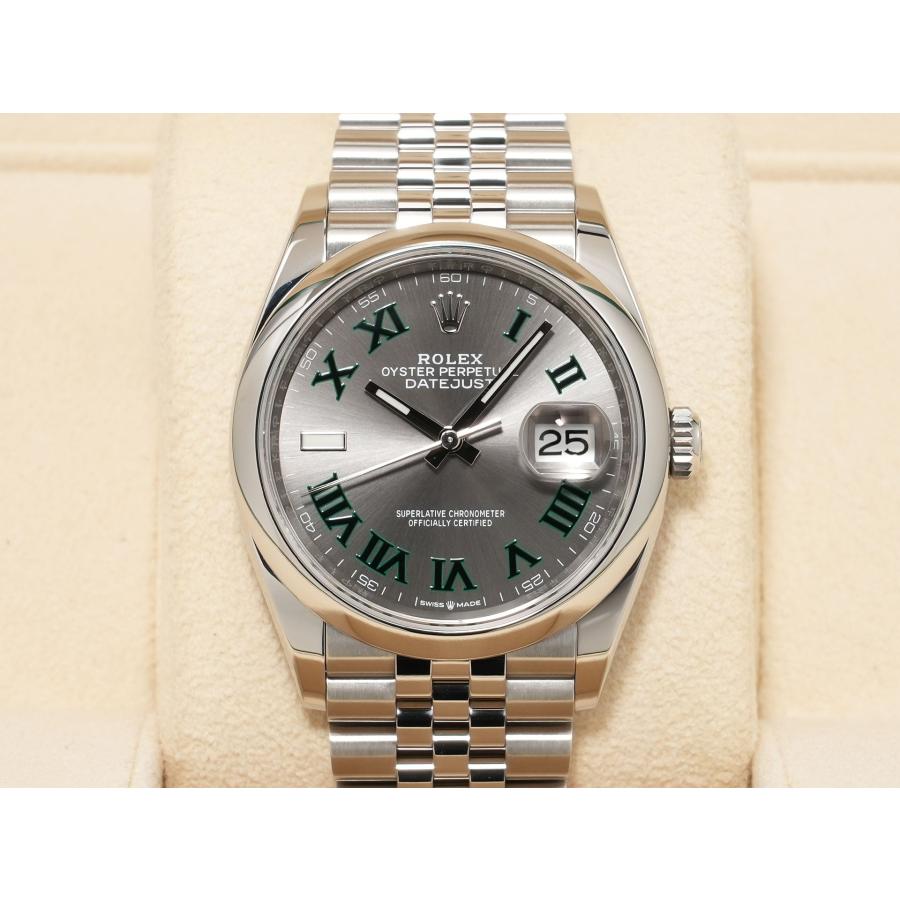 ロレックス デイトジャスト36 Ref.126200 ステンレススチール スレートローマン文字盤 ジュビリーブレスレット | デイトジャスト | 01