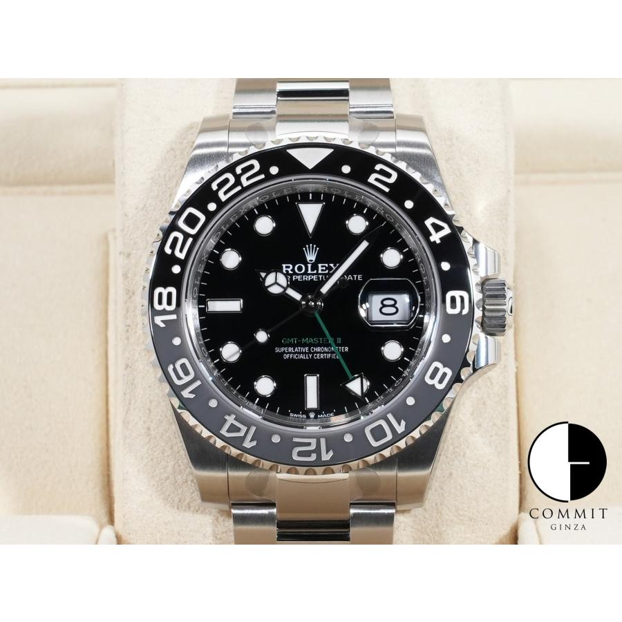 ロレックス GMTマスターII Ref.126710GRNR SS ブラック文字盤 オイスターブレスレット | GMTマスター