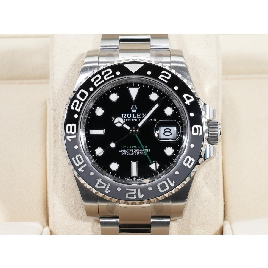 ロレックス GMTマスターII Ref.126710GRNR SS ブラック文字盤 オイスターブレスレット | GMTマスター | 01