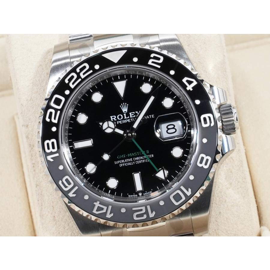 ロレックス GMTマスターII Ref.126710GRNR SS ブラック文字盤 オイスターブレスレット | GMTマスター | 02