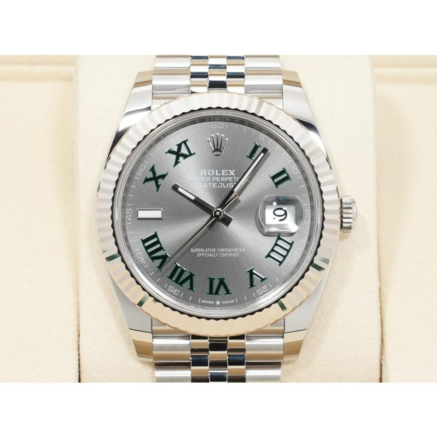 ロレックス デイトジャスト41 Ref.126334 ステンレススチール/ホワイトゴールド スレートローマン文字盤 ジュビリーブレスレット | デイトジャスト | 01