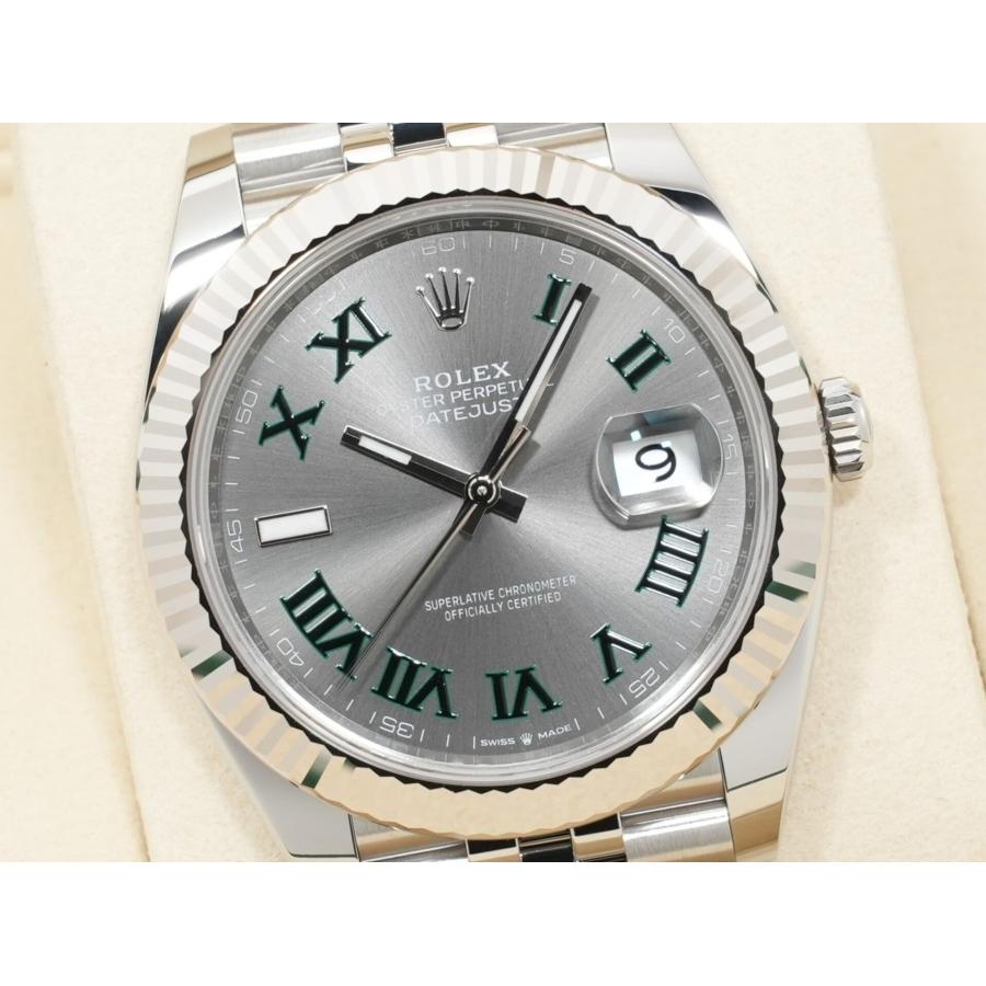 ロレックス デイトジャスト41 Ref.126334 ステンレススチール/ホワイトゴールド スレートローマン文字盤 ジュビリーブレスレット | デイトジャスト | 02
