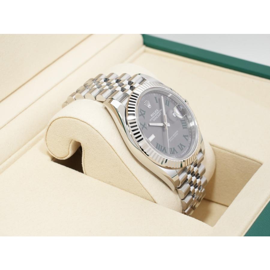 ロレックス デイトジャスト41 Ref.126334 ステンレススチール/ホワイトゴールド スレートローマン文字盤 ジュビリーブレスレット | デイトジャスト | 04