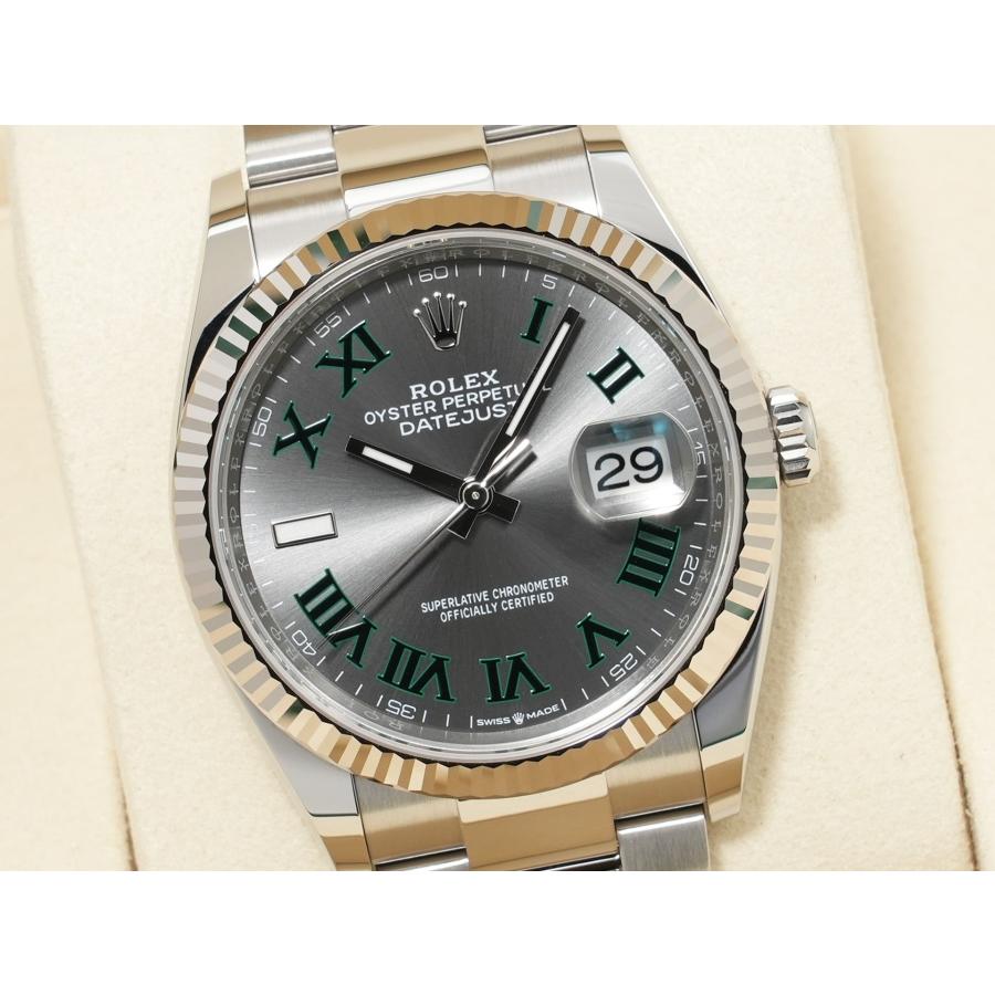 ロレックス デイトジャスト36 Ref.126234 SS/WG スレートローマン文字盤 オイスターブレスレット | デイトジャスト | 02