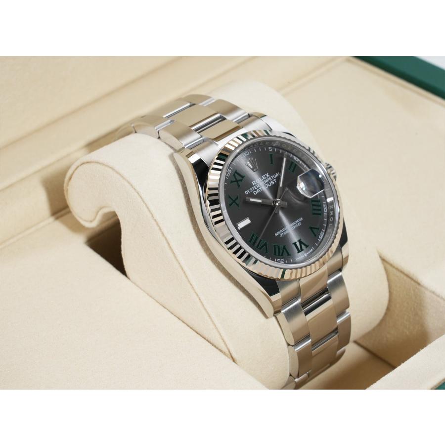 ロレックス デイトジャスト36 Ref.126234 SS/WG スレートローマン文字盤 オイスターブレスレット | デイトジャスト | 04