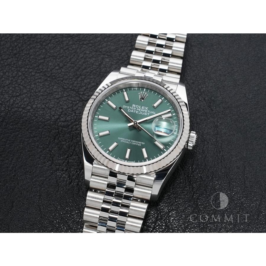 ロレックス デイトジャスト36 Ref.126234 ステンレススチール/ホワイトゴールド ミントグリーン文字盤 ジュビリーブレスレット | デイトジャスト | 10