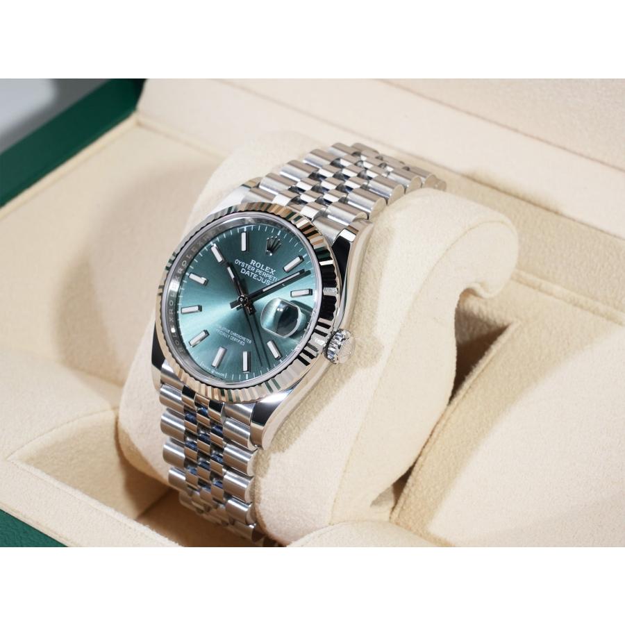 ロレックス デイトジャスト36 Ref.126234 ステンレススチール/ホワイトゴールド ミントグリーン文字盤 ジュビリーブレスレット | デイトジャスト | 03