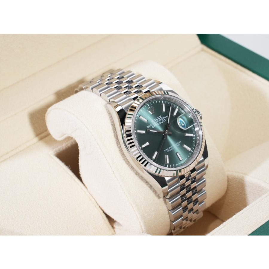 ロレックス デイトジャスト36 Ref.126234 ステンレススチール/ホワイトゴールド ミントグリーン文字盤 ジュビリーブレスレット | デイトジャスト | 04