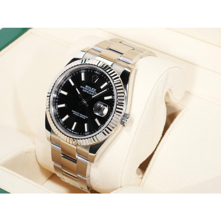 ロレックス デイトジャスト41 Ref.126334 ステンレススチール/ホワイトゴールド ブラック文字盤 オイスターブレスレット | デイトジャスト | 03