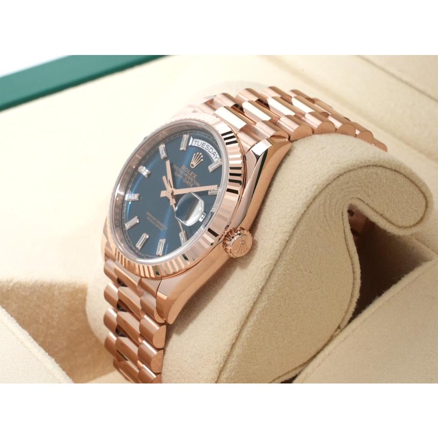 ロレックス デイデイト36 Ref.128235 エバーローズゴールド ブルーグリーン文字盤 | デイデイト | 03