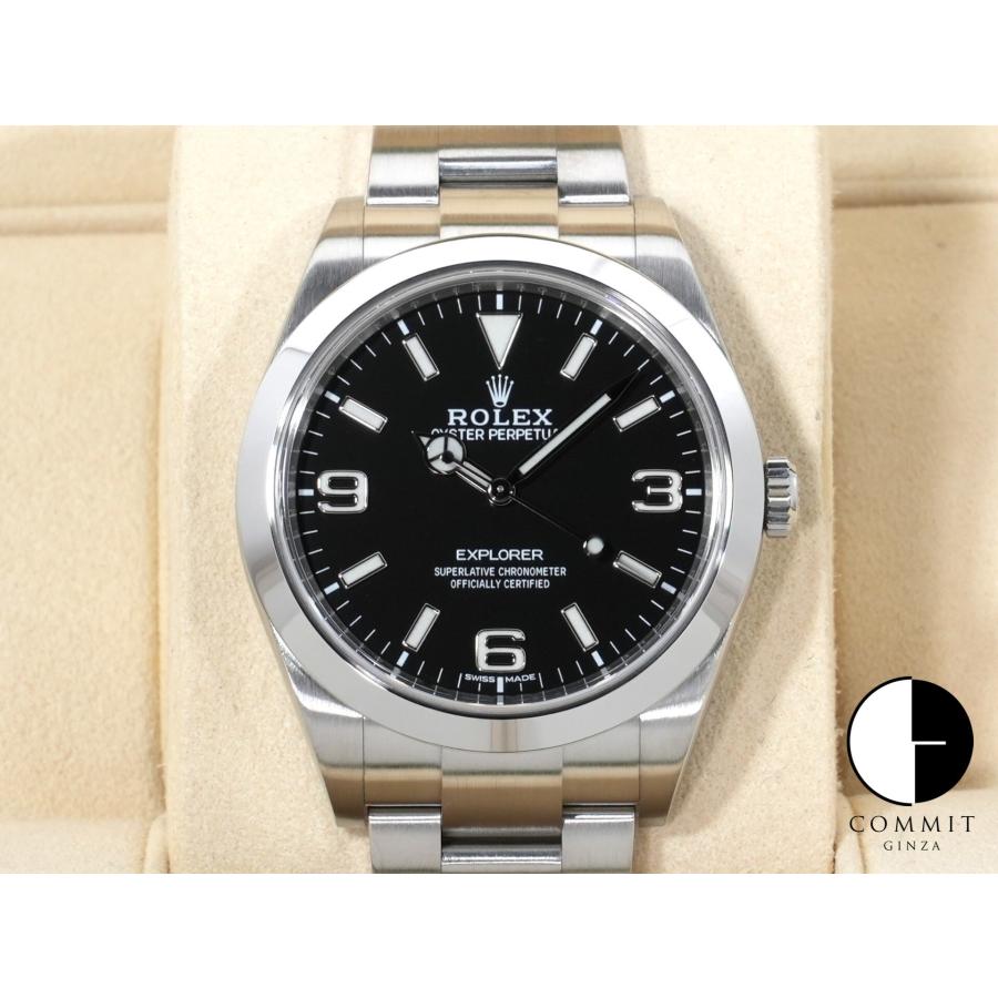 ロレックス エクスプローラーI Ref.214270 ステンレススチール ブラック文字盤 オイスターブレスレット | エクスプローラー（ROLEX）