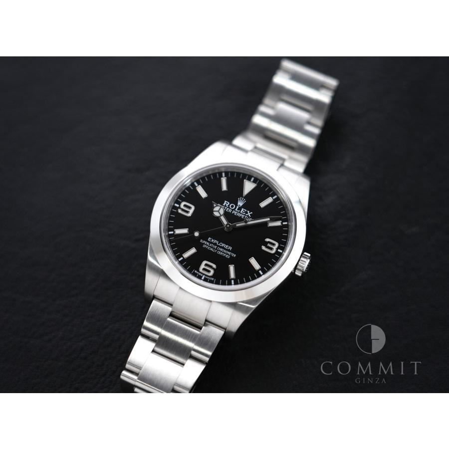 ロレックス エクスプローラーI Ref.214270 ステンレススチール ブラック文字盤 オイスターブレスレット | エクスプローラー（ROLEX） | 10