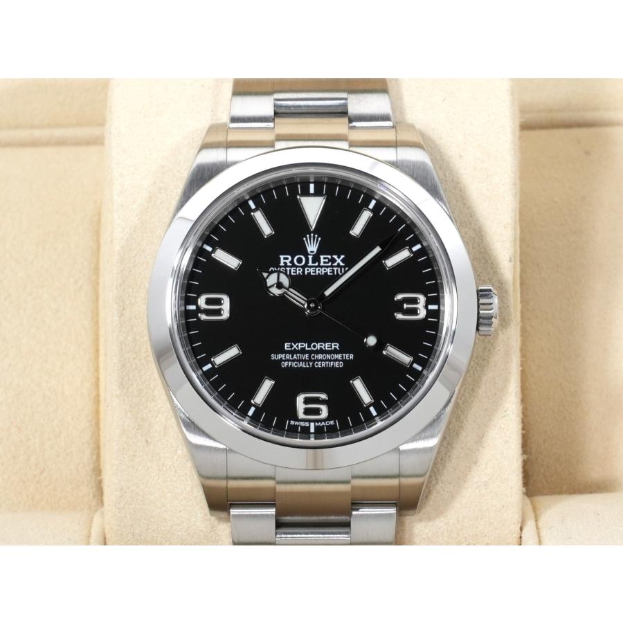 ロレックス エクスプローラーI Ref.214270 ステンレススチール ブラック文字盤 オイスターブレスレット | エクスプローラー（ROLEX） | 01