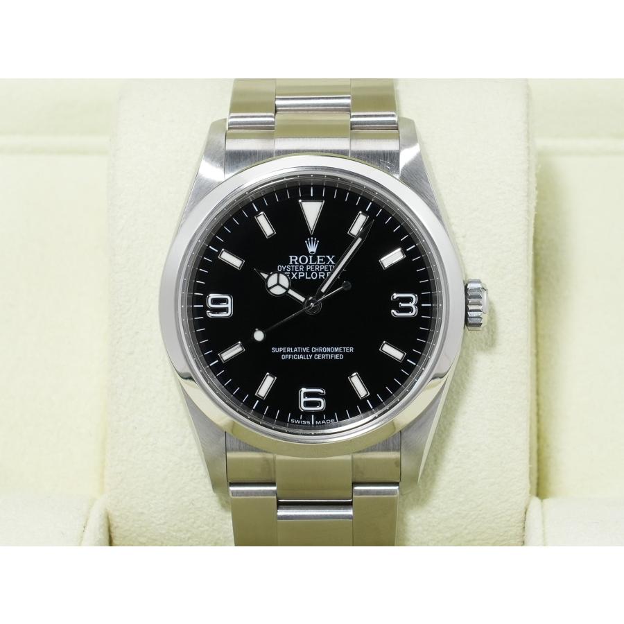 ロレックス エクスプローラーI Ref.114270 ステンレススチール ブラック文字盤 オイスターブレスレット | エクスプローラー（ROLEX） | 01