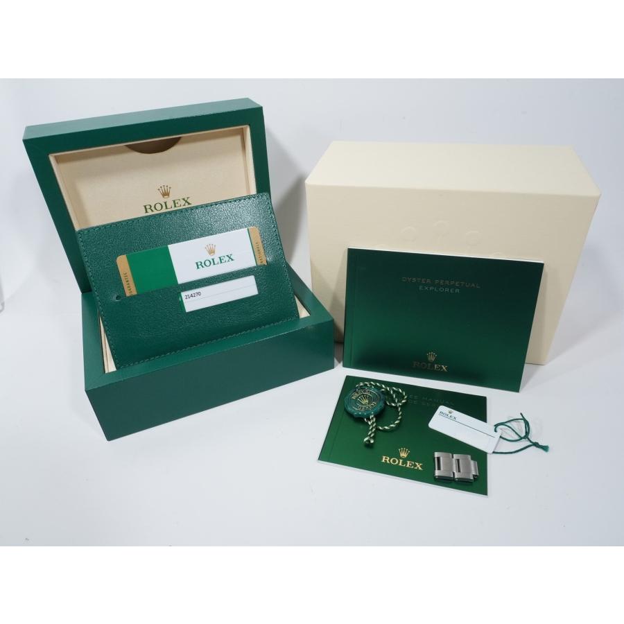 ロレックス エクスプローラーI Ref.214270 ステンレススチール ブラック文字盤 オイスターブレスレット | エクスプローラー（ROLEX） | 09