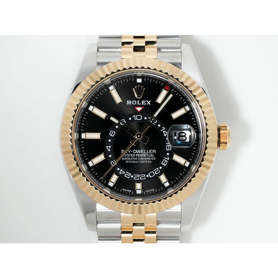 ロレックス スカイドゥエラー Ref.326933 ステンレススチール/イエローゴールド ブラック文字盤 ジュビリーブレスレット | スカイドゥエラー | 01