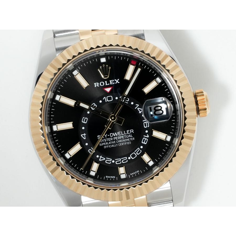 ロレックス スカイドゥエラー Ref.326933 ステンレススチール/イエローゴールド ブラック文字盤 ジュビリーブレスレット | スカイドゥエラー | 02