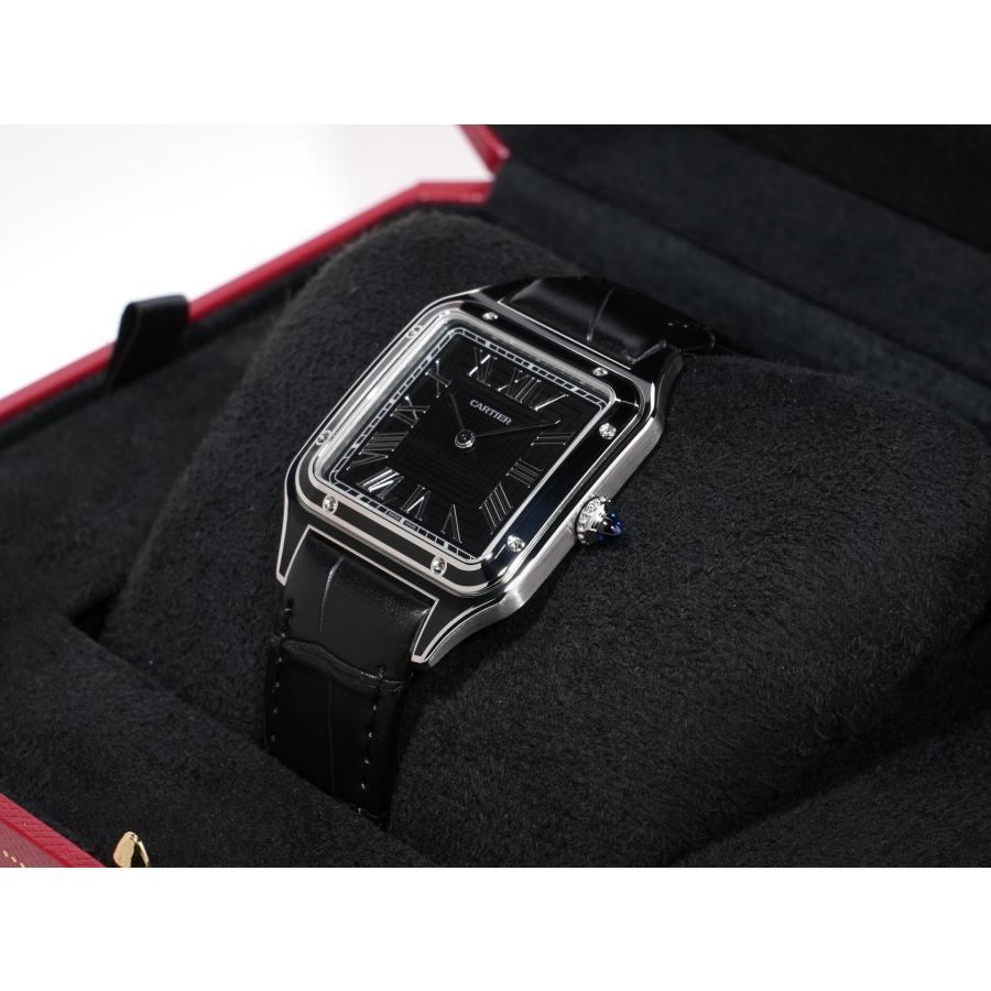カルティエ サントス デュモン LM Ref.WSSA0046 SS ブラック文字盤 | Cartier | 03