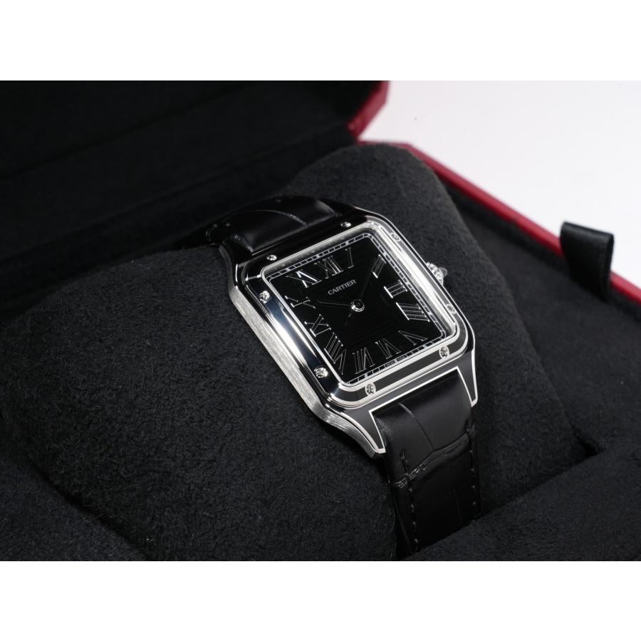 カルティエ サントス デュモン LM Ref.WSSA0046 SS ブラック文字盤 | Cartier | 04