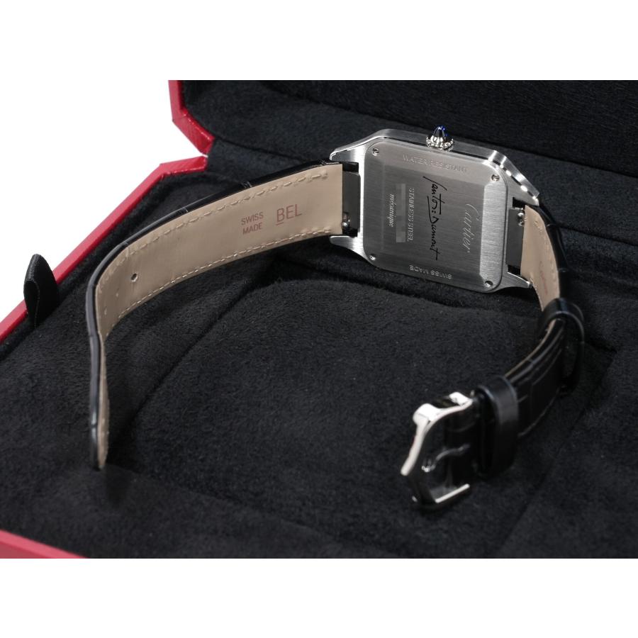 カルティエ サントス デュモン LM Ref.WSSA0046 SS ブラック文字盤 | Cartier | 06
