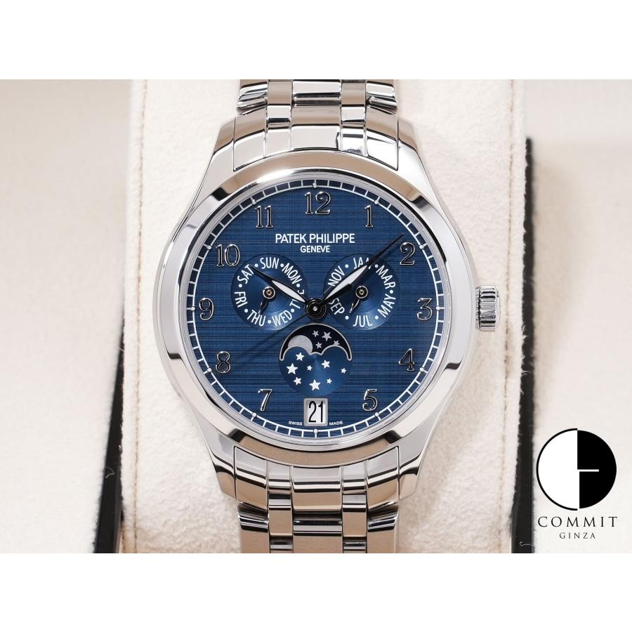 パテックフィリップ アニュアルカレンダー ムーンフェイズ Ref.4947/1A-001 SS ブルー文字盤 | PATEK PHILIPPE