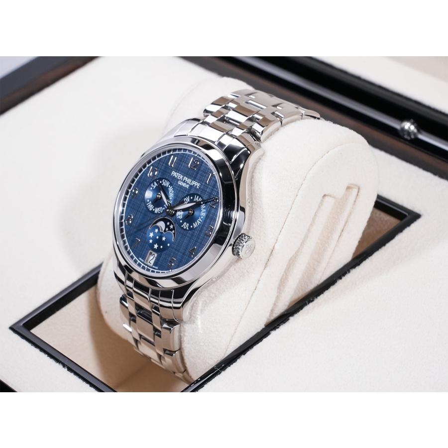 パテックフィリップ アニュアルカレンダー ムーンフェイズ Ref.4947/1A-001 SS ブルー文字盤 | PATEK PHILIPPE | 03