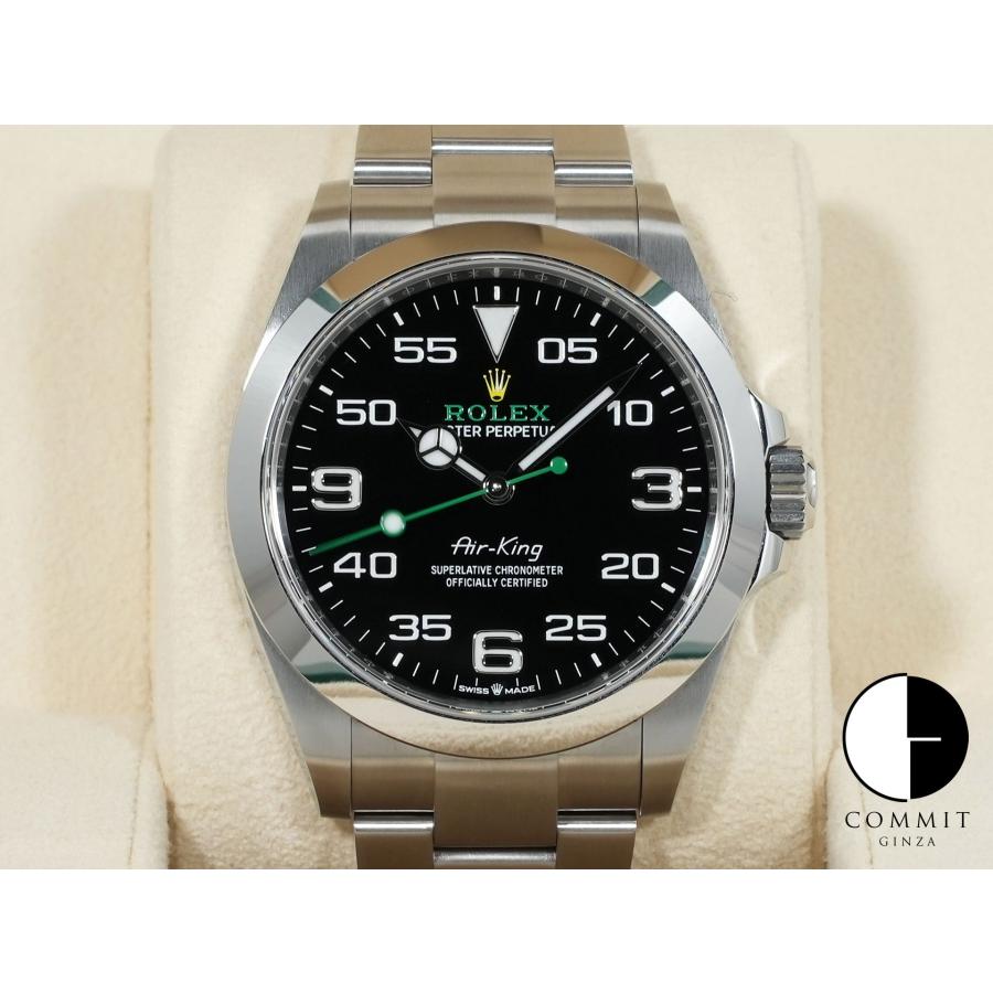 ロレックス エアキング Ref.126900 ステンレススチール ブラック文字盤 オイスターブレスレット | エアキング