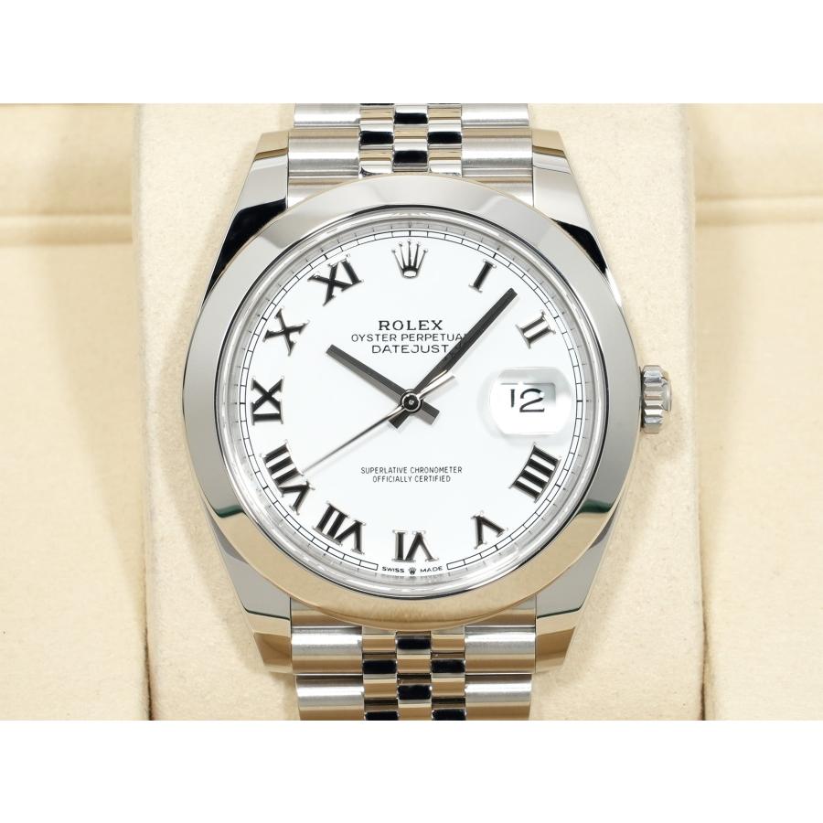 ロレックス デイトジャスト41 Ref.126300 ステンレススチール ホワイトローマン文字盤 ジュビリーブレスレット | デイトジャスト | 01