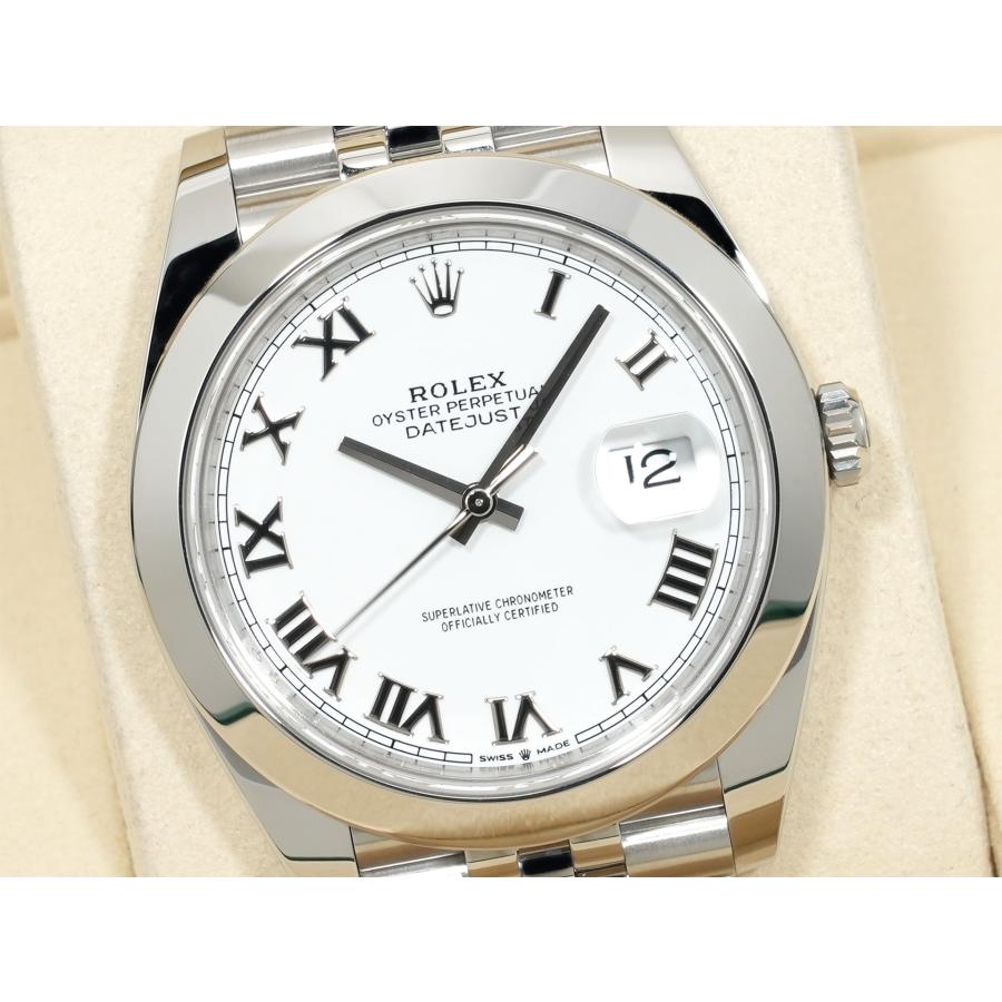 ロレックス デイトジャスト41 Ref.126300 ステンレススチール ホワイトローマン文字盤 ジュビリーブレスレット | デイトジャスト | 02