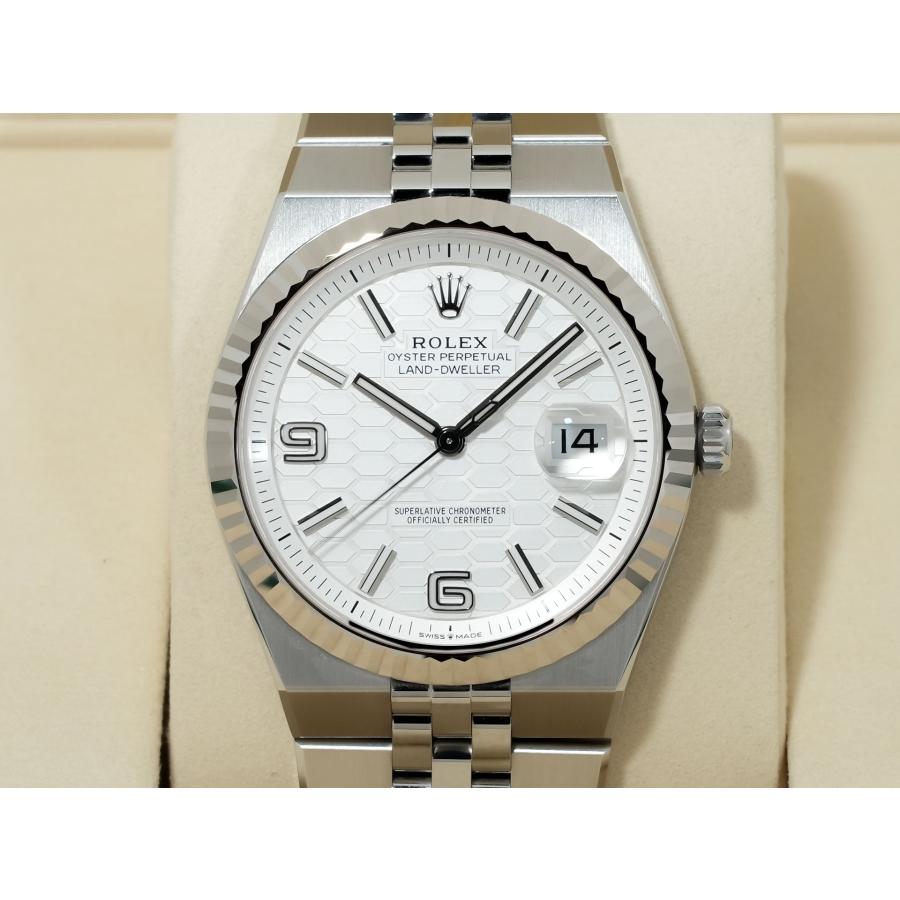 ロレックス ランドドゥエラー Ref.127334 ステンレススチール/ホワイトゴールド ホワイト文字盤 ジュビリーブレスレット | ROLEX | 01