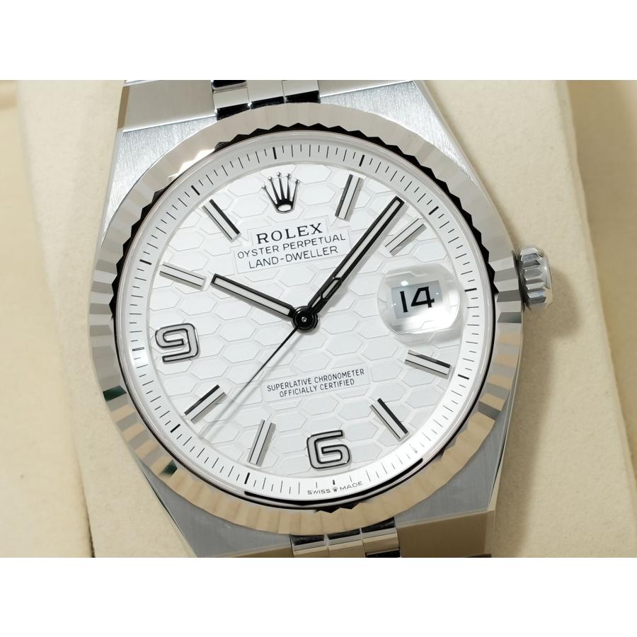 ロレックス ランドドゥエラー Ref.127334 ステンレススチール/ホワイトゴールド ホワイト文字盤 ジュビリーブレスレット | ROLEX | 02