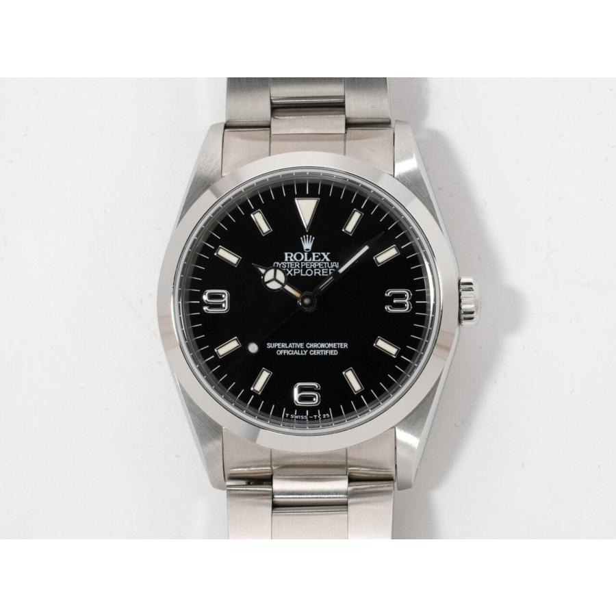 ロレックス エクスプローラーI Ref.14270 ステンレススチール ブラック文字盤 オイスターブレスレット | エクスプローラー（ROLEX） | 01
