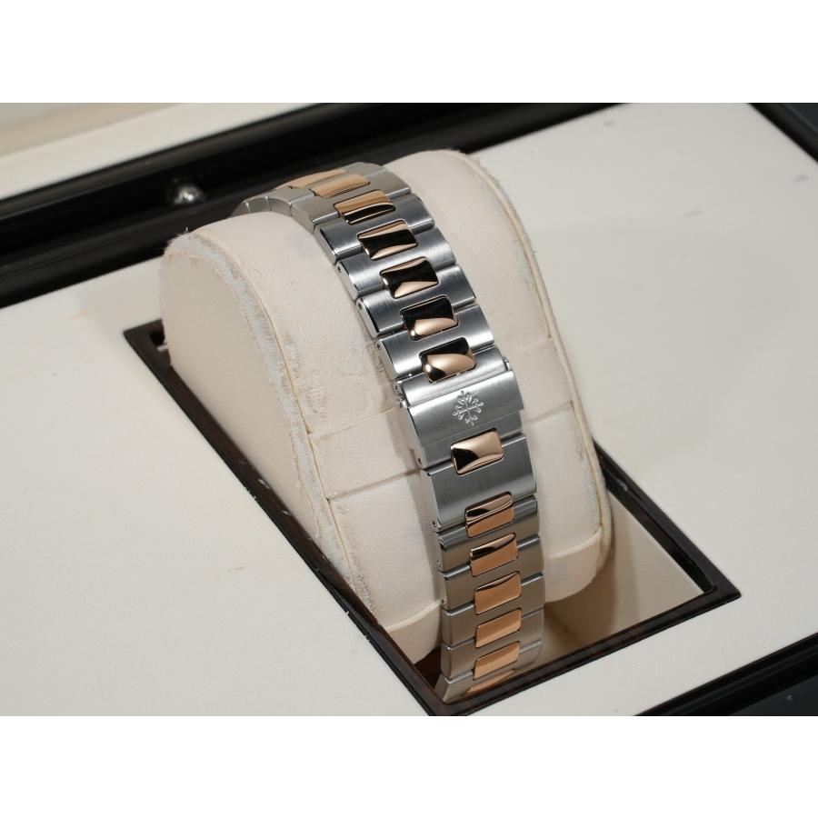 パテックフィリップ ノーチラス クロノグラフ Ref.5980/1AR-001 ステンレススチール/ローズゴールド ブルー文字盤 | ノーチラス | 06