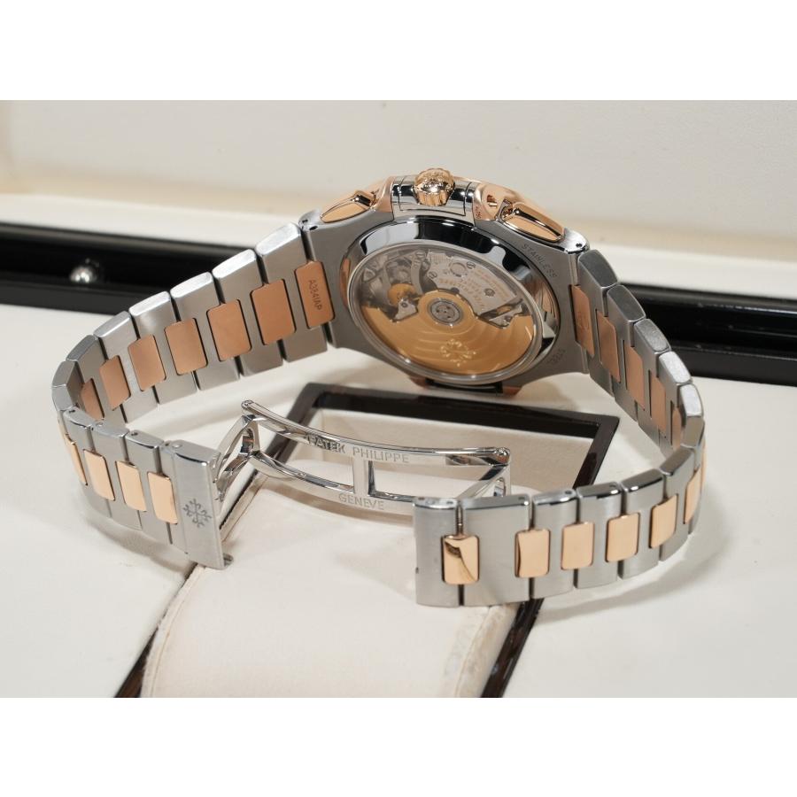 パテックフィリップ ノーチラス クロノグラフ Ref.5980/1AR-001 ステンレススチール/ローズゴールド ブルー文字盤 | ノーチラス | 07