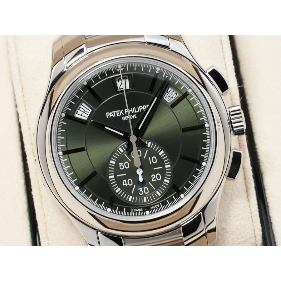 パテックフィリップ アニュアルカレンダー クロノグラフ Ref.5905/1A-001 ステンレススチール オリーブグリーン ソレイユ文字盤 | PATEK PHILIPPE | 02