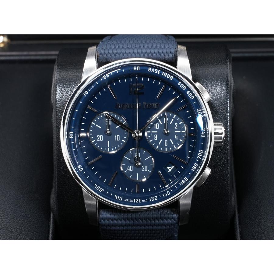 オーデマピゲ CODE 11.59 クロノグラフ Ref.26393BC.OO.A321CR.01 WG ブルーラッカー文字盤 | AUDEMARS PIGUET | 01