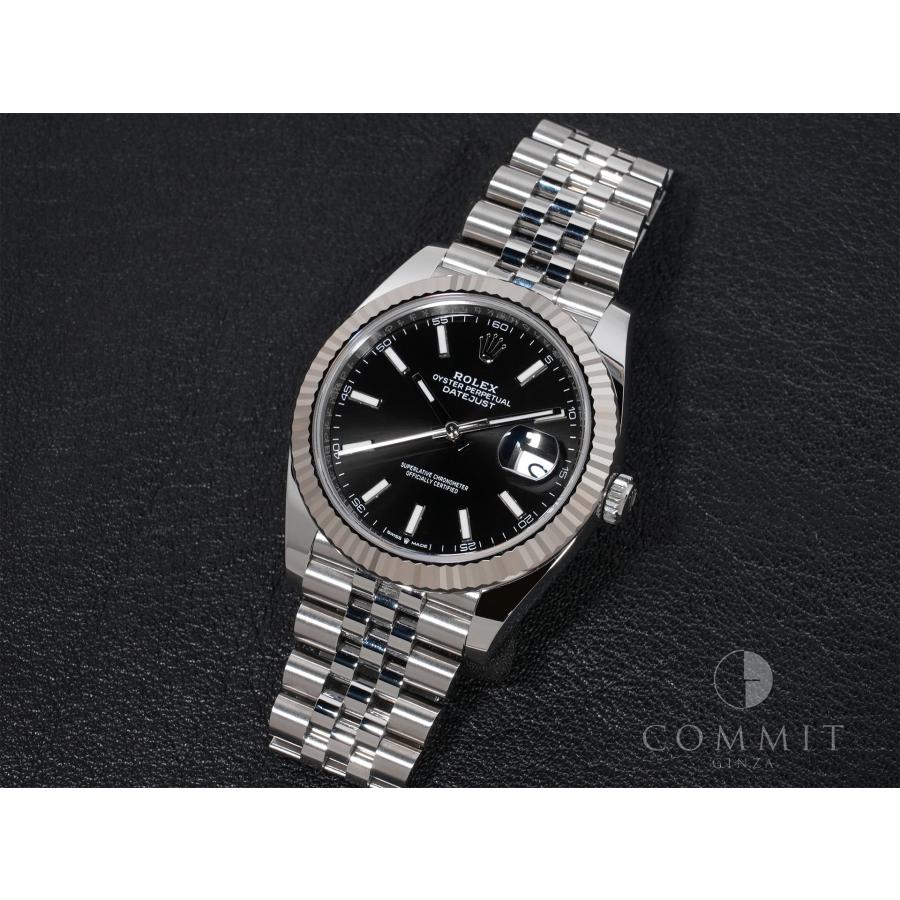 ロレックス デイトジャスト41 Ref.126334 SS/WG ブラック文字盤 ジュビリーブレスレット | デイトジャスト | 10