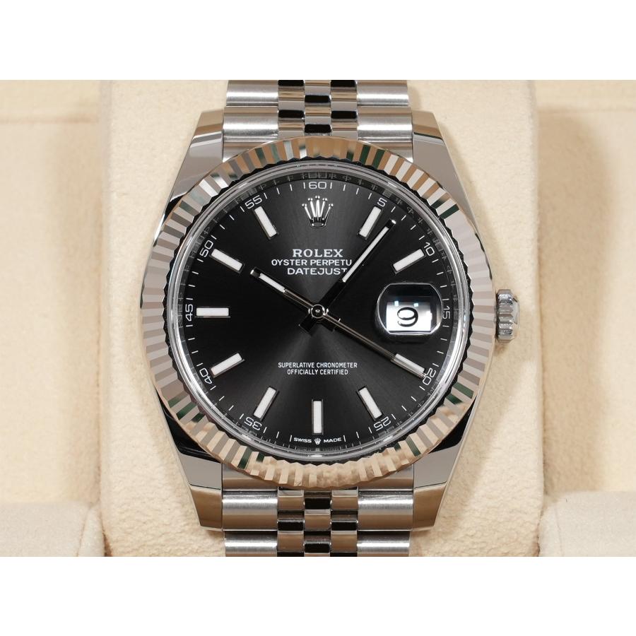 ロレックス デイトジャスト41 Ref.126334 SS/WG ブラック文字盤 ジュビリーブレスレット | デイトジャスト | 01
