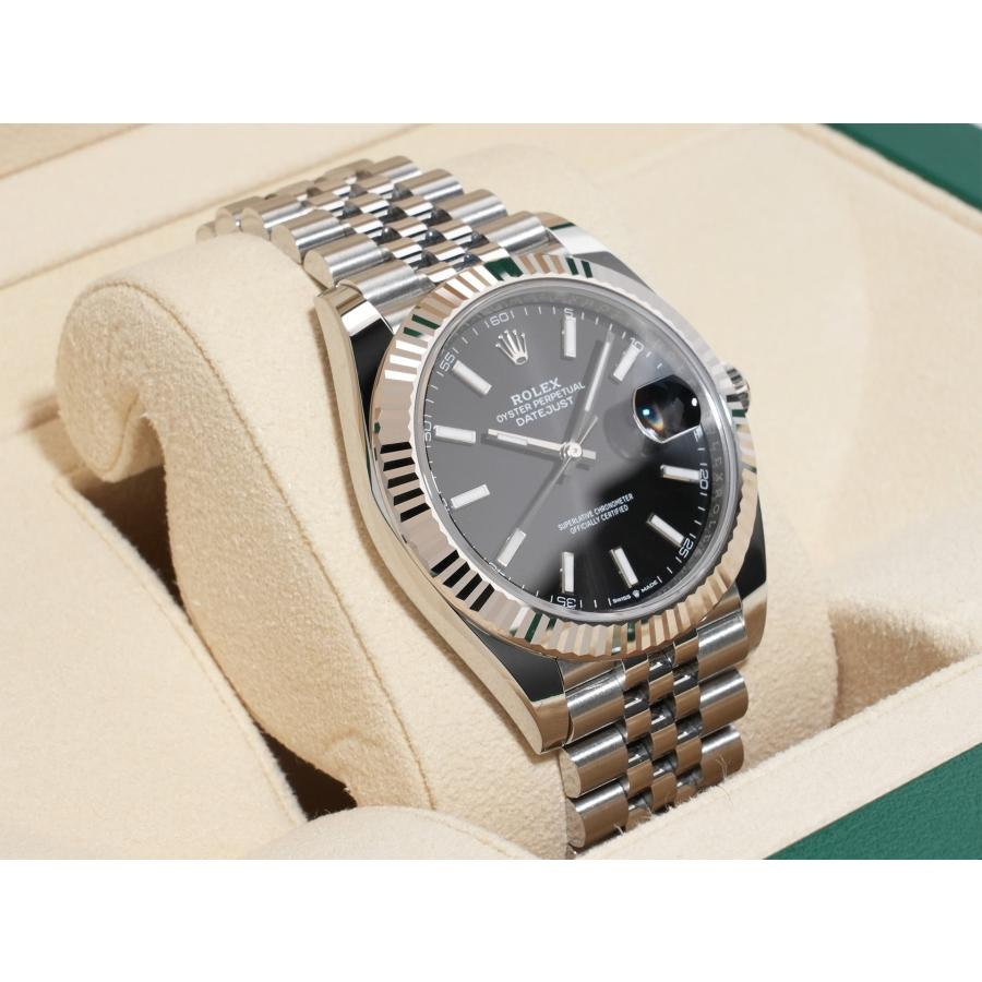ロレックス デイトジャスト41 Ref.126334 SS/WG ブラック文字盤 ジュビリーブレスレット | デイトジャスト | 04