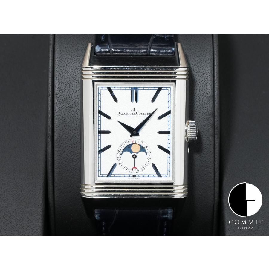 ジャガールクルト レベルソ トリビュート ムーン Ref.Q3958420 ステンレススチール シルバー文字盤 | JAEGER-LECOULTRE