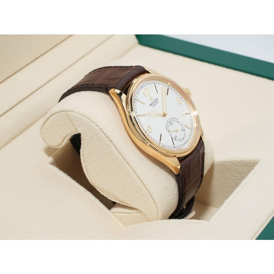 ロレックス 1908 Ref.52508 イエローゴールド ホワイト文字盤 革ベルト | ROLEX | 04
