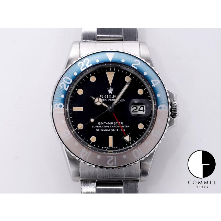 ロレックス GMTマスター Ref.1675 ステンレススチール ブラック文字盤 | GMTマスター