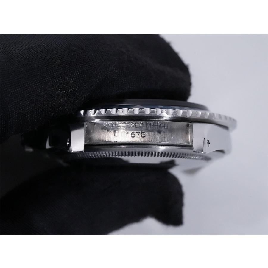 ロレックス GMTマスター Ref.1675 ステンレススチール ブラック文字盤 | GMTマスター | 10