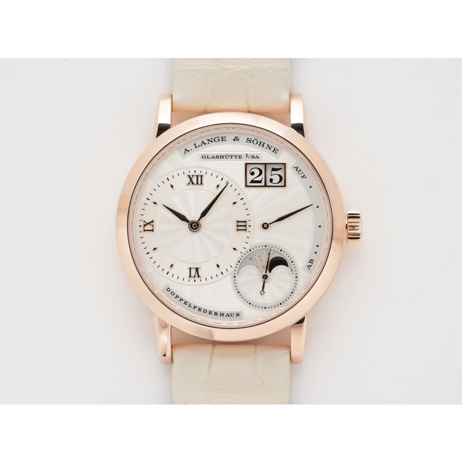 A.ランゲ＆ゾーネ リトル ランゲ1 ムーンフェイズ Ref.182.030 ピンクゴールド シルバー文字盤 | A. LANGE & SOHNE | 01