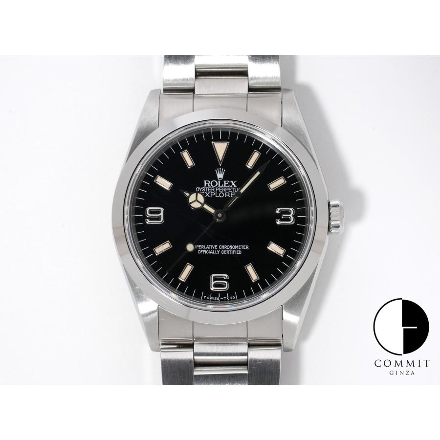 ロレックス エクスプローラーI Ref.14270 ステンレススチール ブラック文字盤 オイスターブレスレット | エクスプローラー（ROLEX）