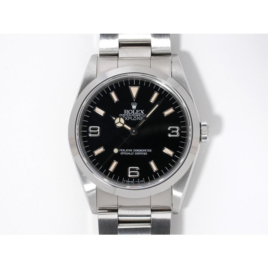 ロレックス エクスプローラーI Ref.14270 ステンレススチール ブラック文字盤 オイスターブレスレット | エクスプローラー（ROLEX） | 01
