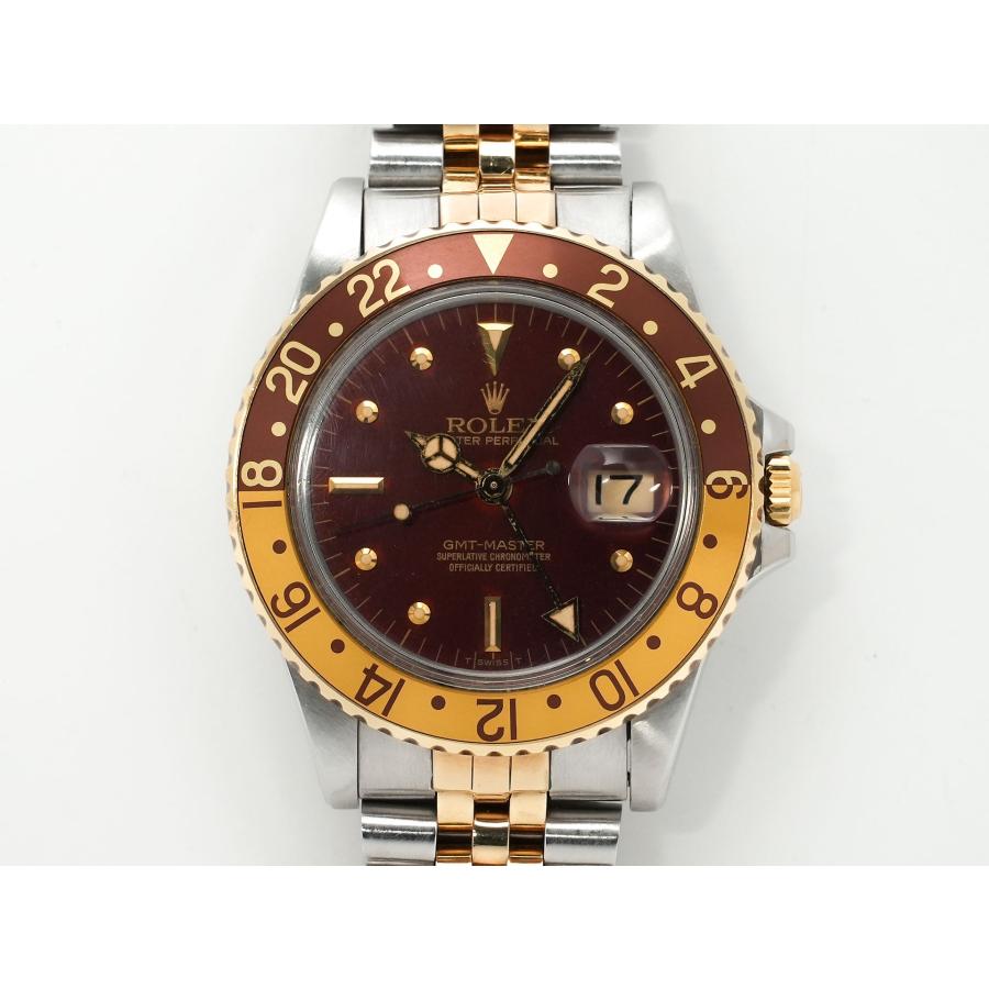 ロレックス GMTマスター Ref.16753 ステンレススチール/イエローゴールド ブラウン文字盤 ジュビリーブレスレット | GMTマスター | 01