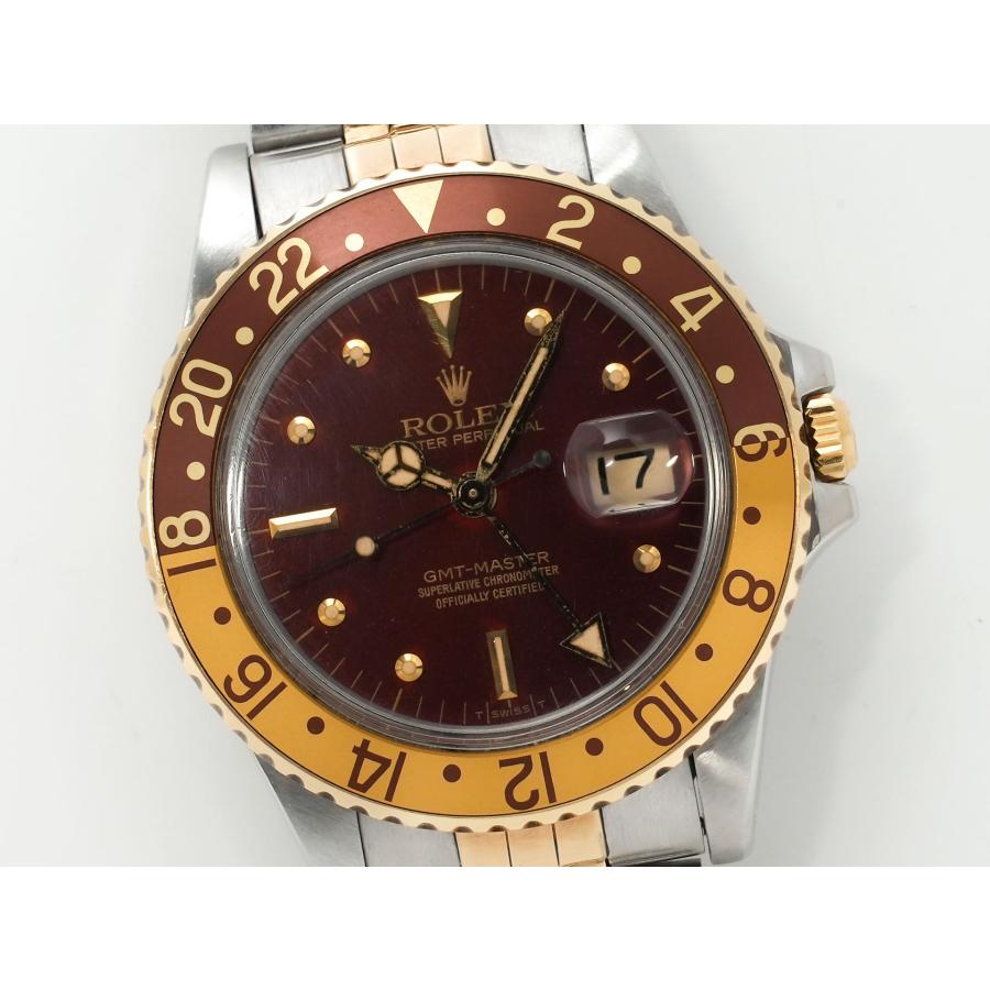 ロレックス GMTマスター Ref.16753 ステンレススチール/イエローゴールド ブラウン文字盤 ジュビリーブレスレット | GMTマスター | 02