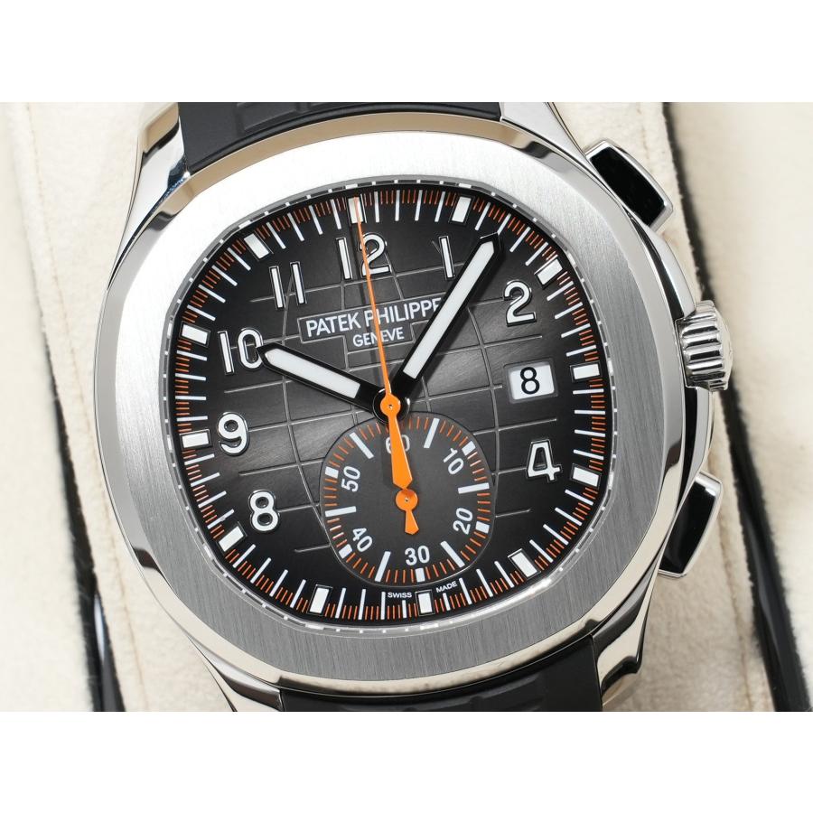 パテックフィリップ アクアノート クロノグラフ Ref.5968A-001 ステンレススチール ブラック文字盤 | アクアノート | 02