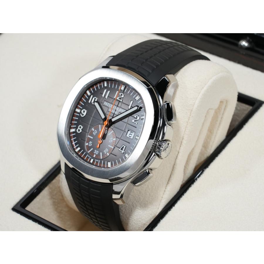 パテックフィリップ アクアノート クロノグラフ Ref.5968A-001 ステンレススチール ブラック文字盤 | アクアノート | 03